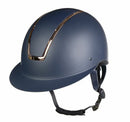 HKM EQUESTRIAN HELMET LADY SHIELD NAVY/ROSE