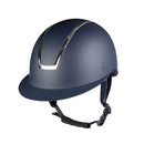 HKM EQUESTRIAN HELMET LADY SHIELD NAVY/SILVER