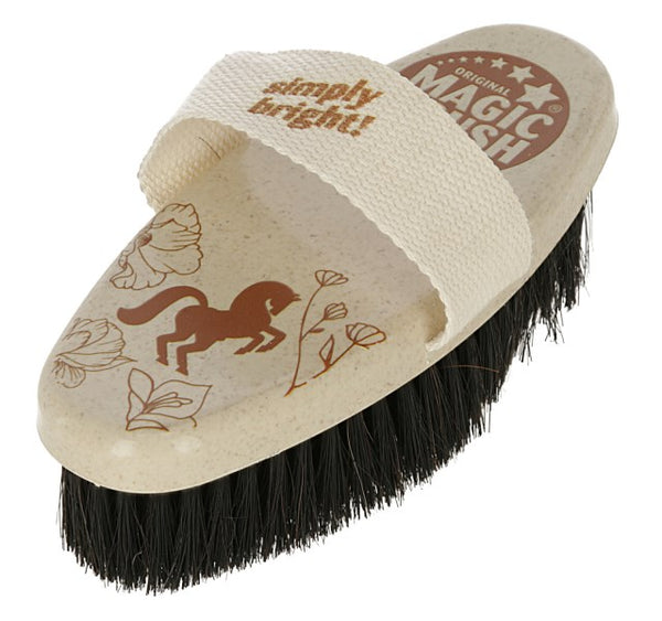 MAGIC BRUSH HORSE HAIR FINISHING BRUSH WATERLILY