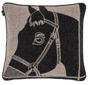 ADAMSBRO MERINO HORSE EYE CUSHION