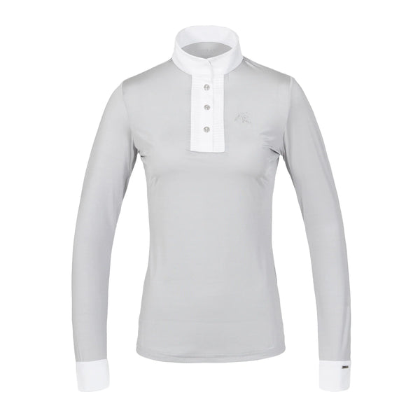 KINGSLAND KLONNA LADIES LS SHOW SHIRT SILVER