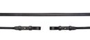 SCHOCKEMÖHLE DOUBLE BRIDLE REINS BLACK/SILVER