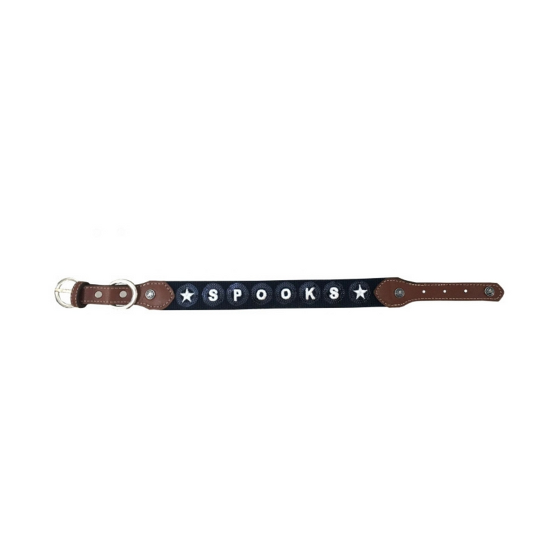 SPOOKS DOG COLLAR NAVY