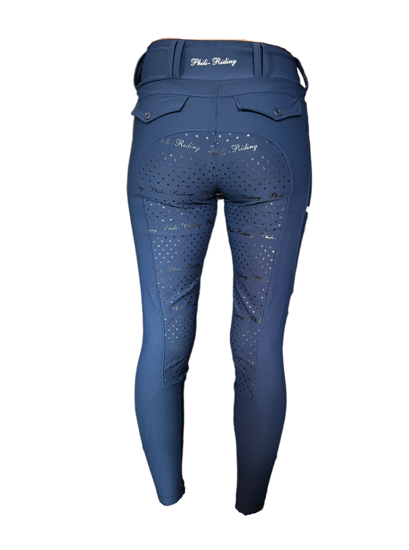 PHILI-RIDING TIGHTS NAVY JUNIOR