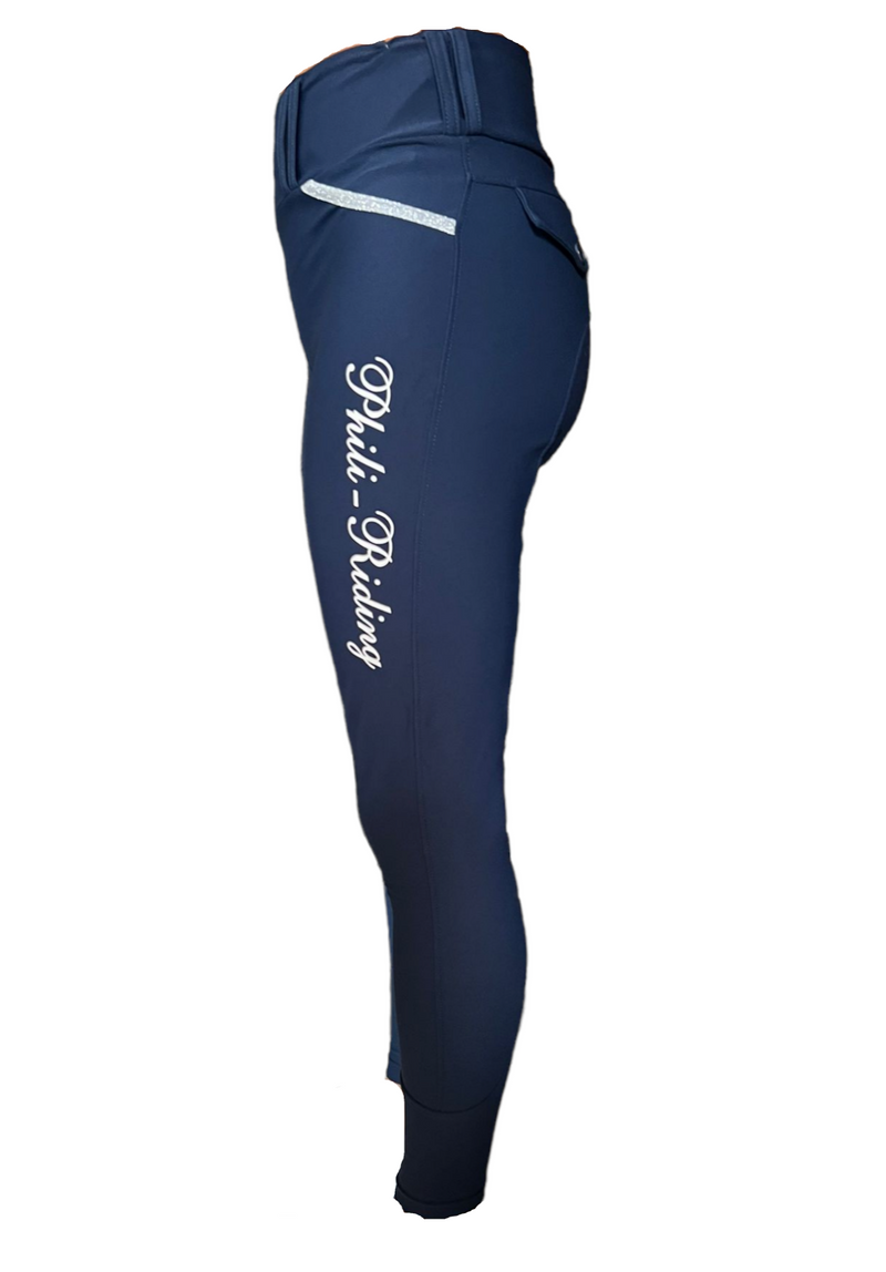 PHILI-RIDING TIGHTS NAVY JUNIOR