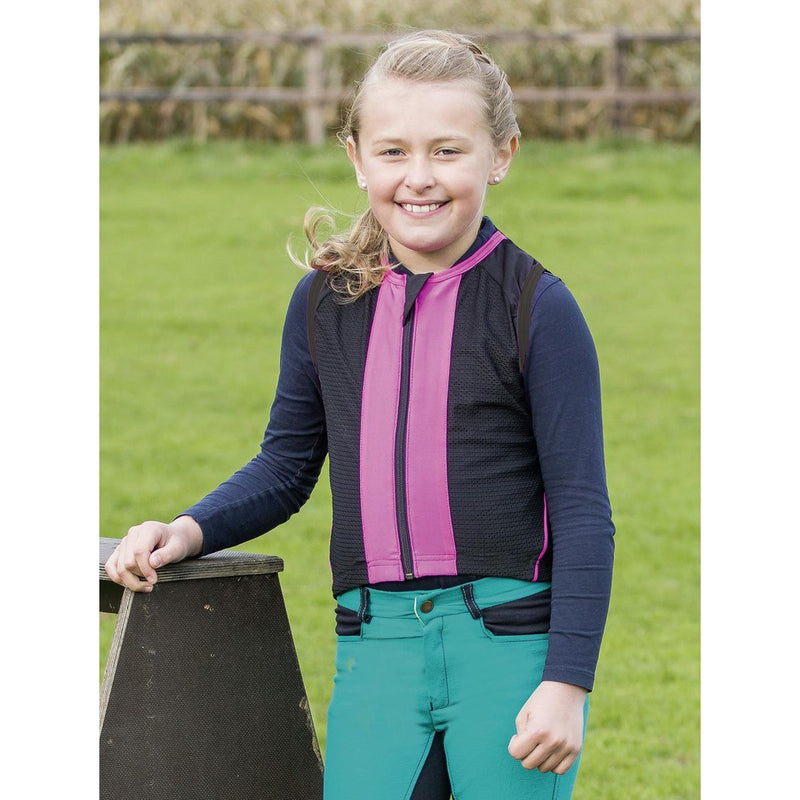 BUSSE BACK PROTECTOR BLACK/PINK JUNIOR