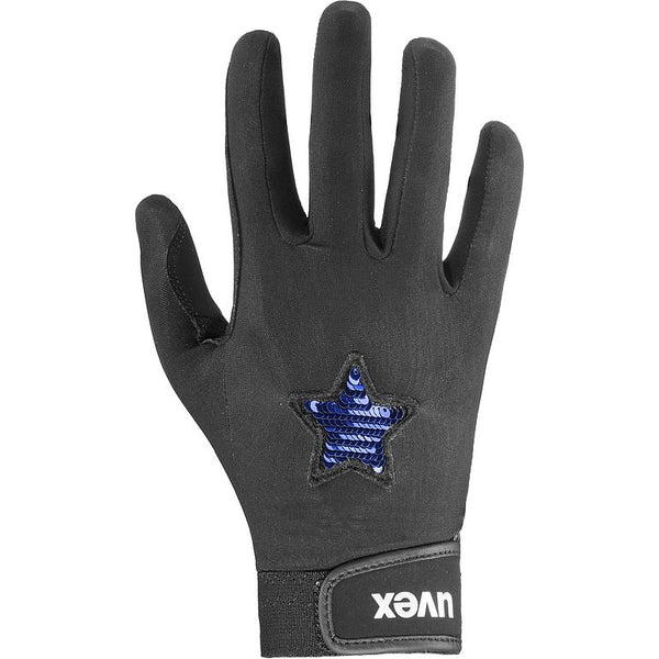 UVEX GLOVES GLAMSTAR BLACK/BLUE