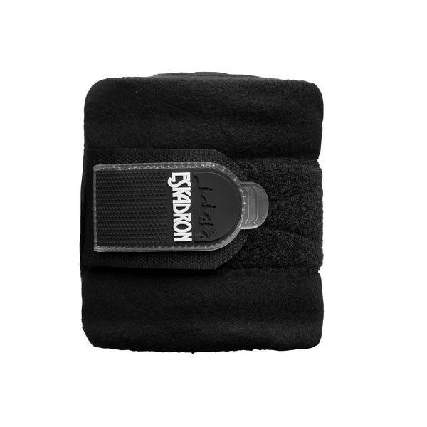 ESKADRON FLEECE BANDAGES BLACK (4X)
