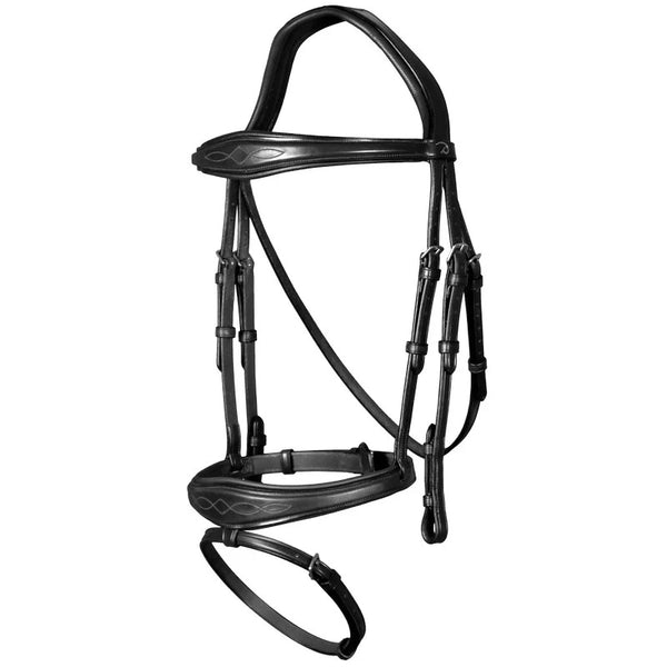DY’ON ANATOMIC HEAD AND CHEEK BRIDLE BLACK
