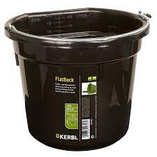 FLATBACK FEED AND  WATER BUCKET 20L